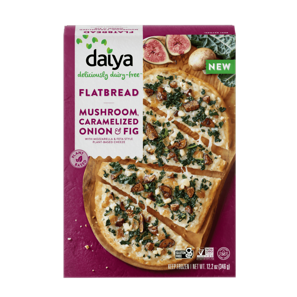 00203US Daiya Flatbread Mushroom Caramelized Onion Fig 122 oz 346 g v001 FRONT WEB