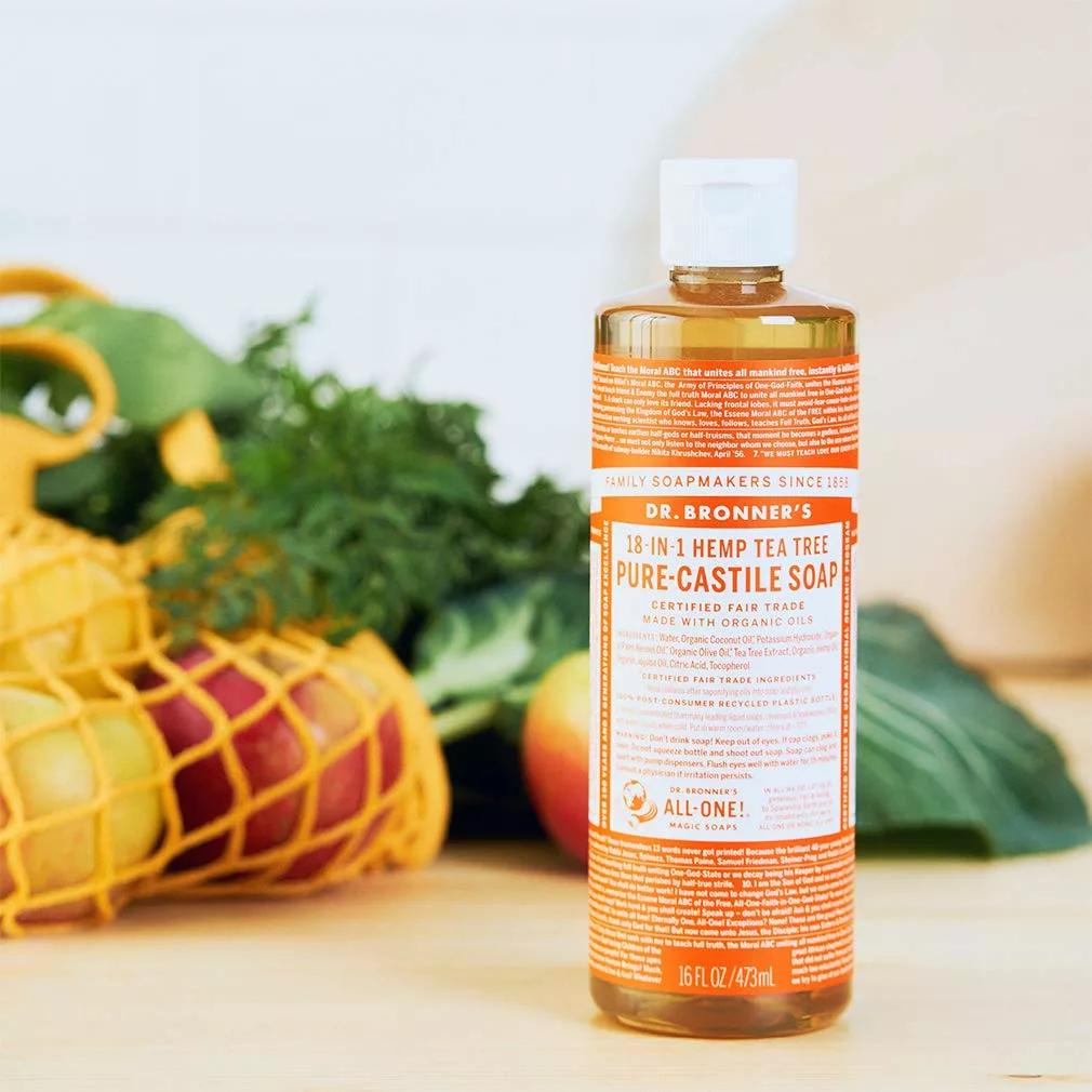 dr. bronner's vegan shower gels
