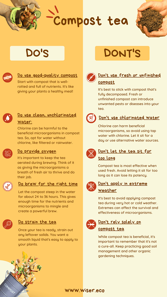 Do's and Don’ts of Compost Tea Brewing