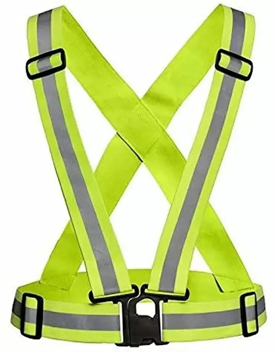 MAHSON High Visibility Protective Safety Reflective Vest Belt Jacket