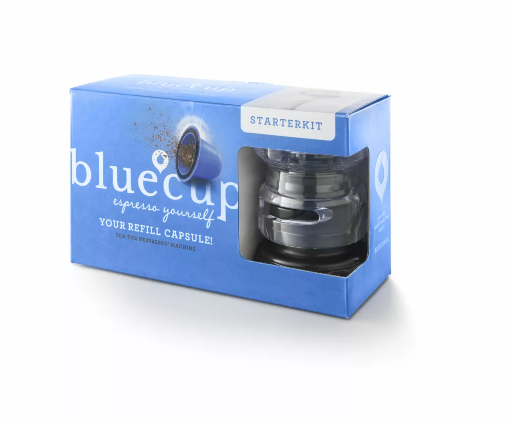 Bluecup reusable coffee pods