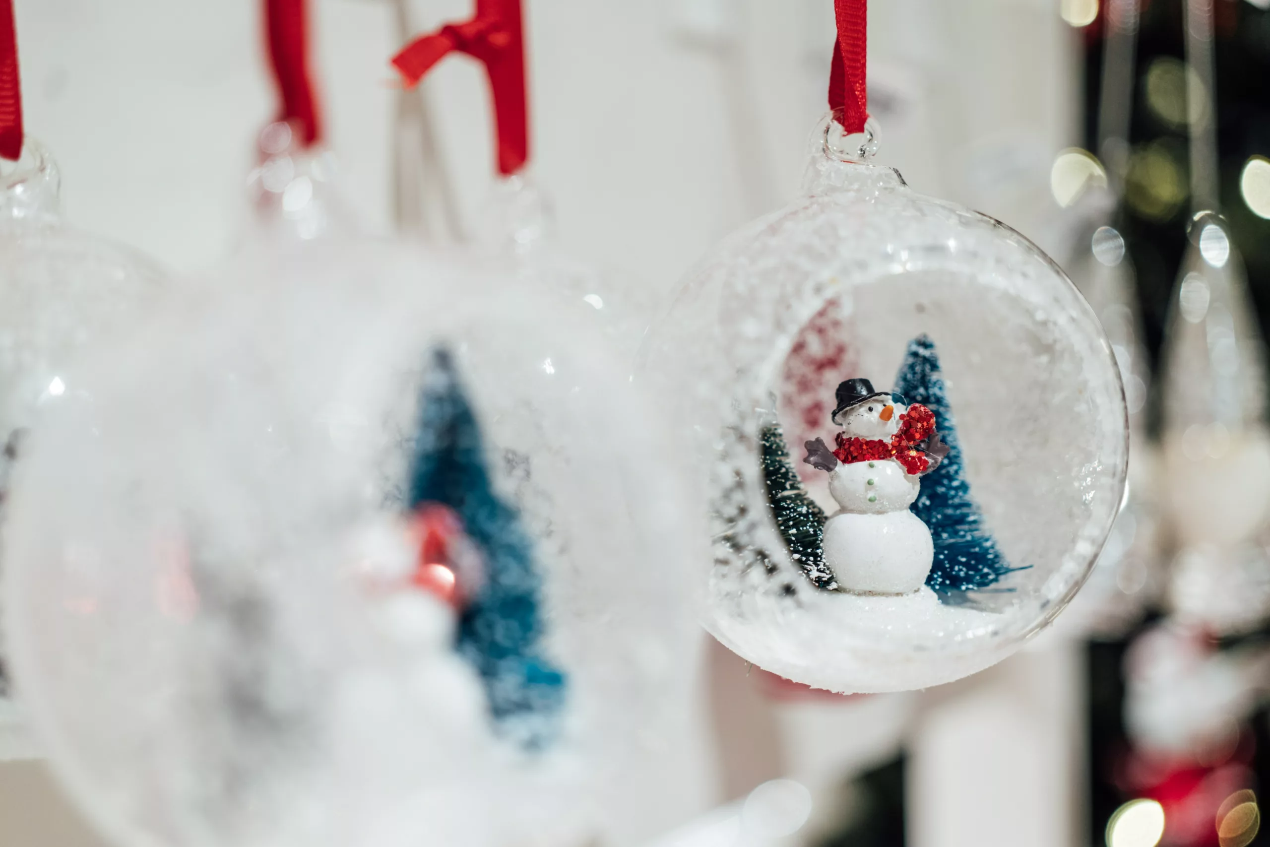 Plastic cup ornaments