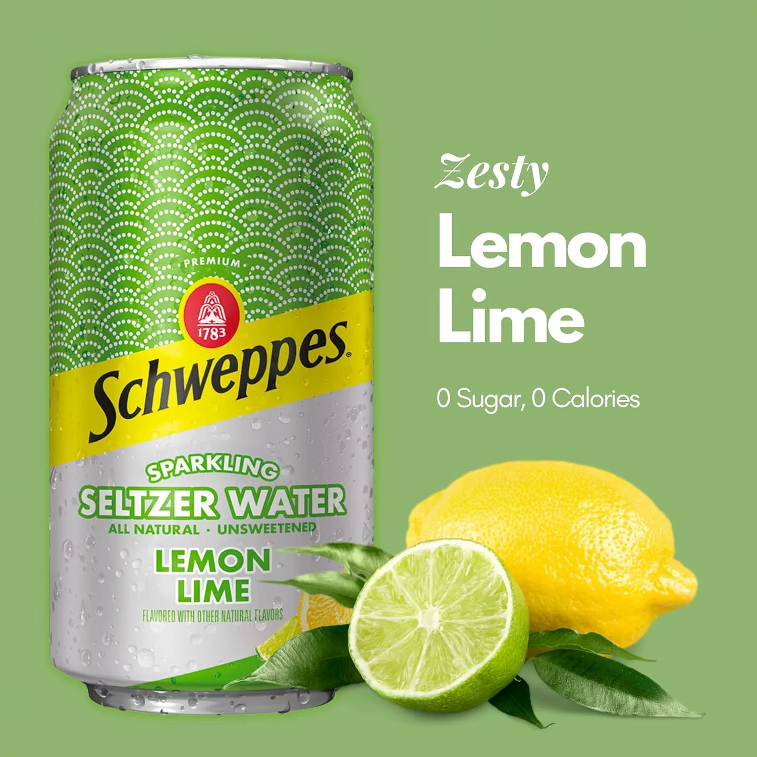 Schweppes Lemon Lime Sparkling Seltzer Water