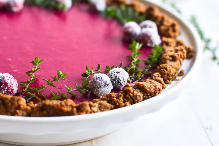 Roasted Spiced Cranberry Pie