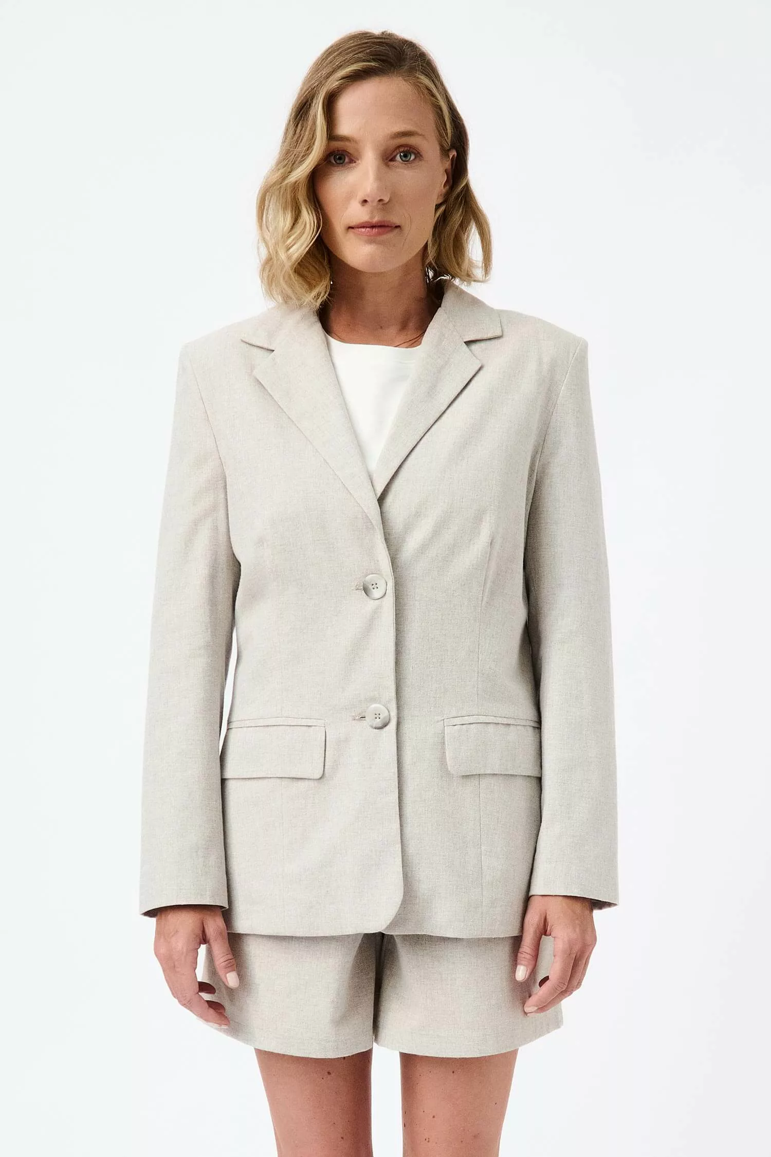 Mila.Vert l Tailored Organic Cotton Blazer