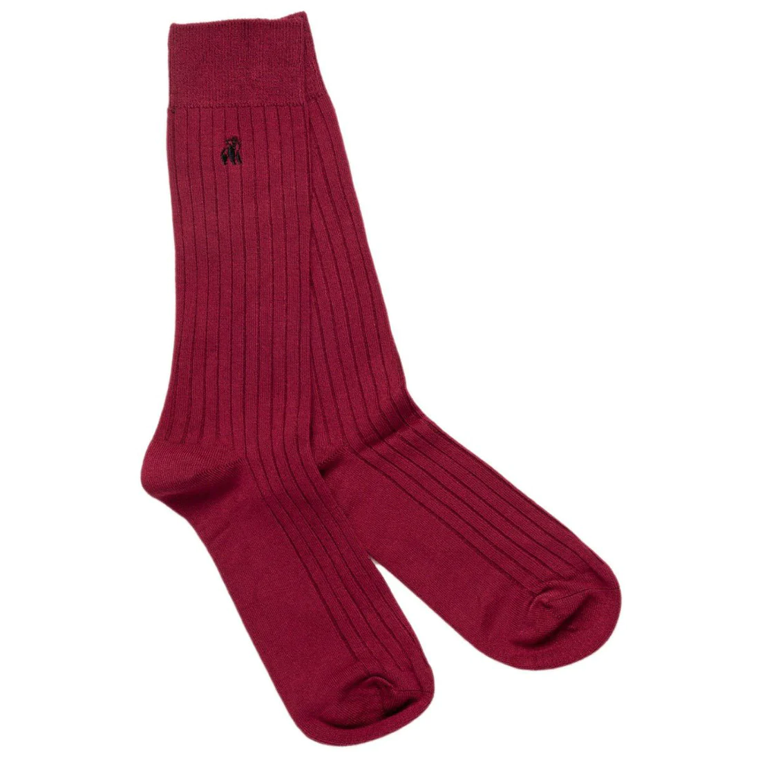 socks deep burgundy bamboo socks