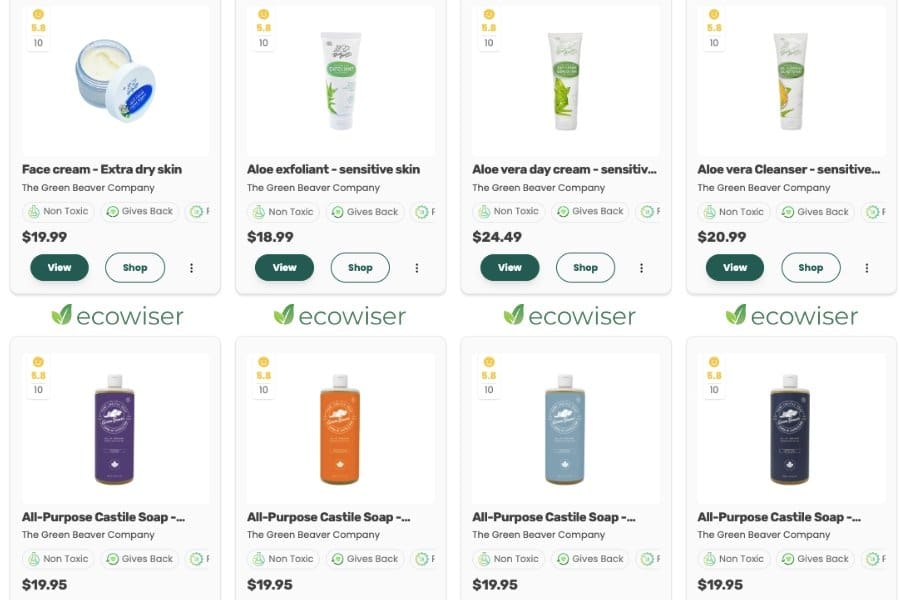 ecowiser product gallery