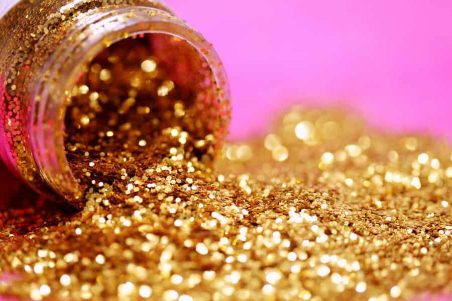 What is glitter made of