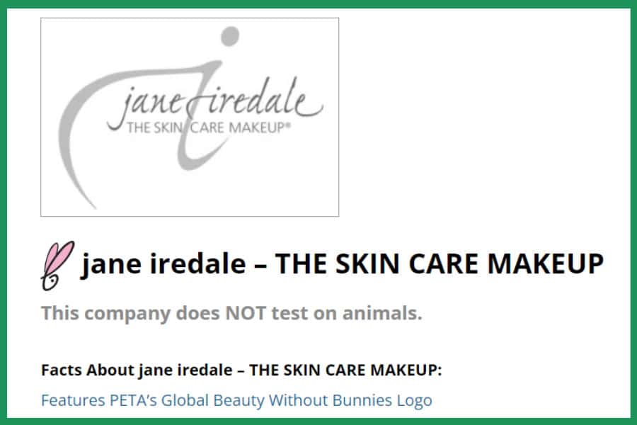 Is Jane Iredale Cruelty-Free