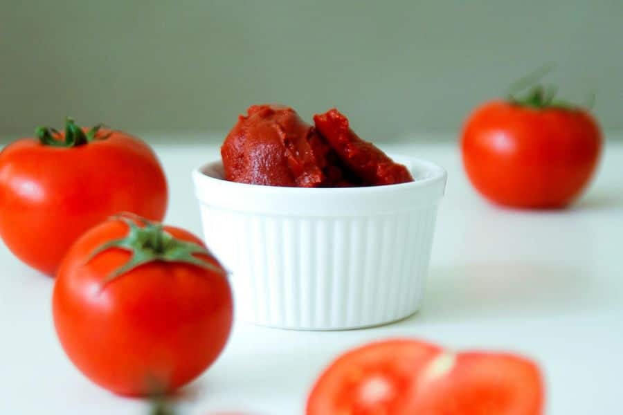 Red Pepper Flakes and Tomato Paste