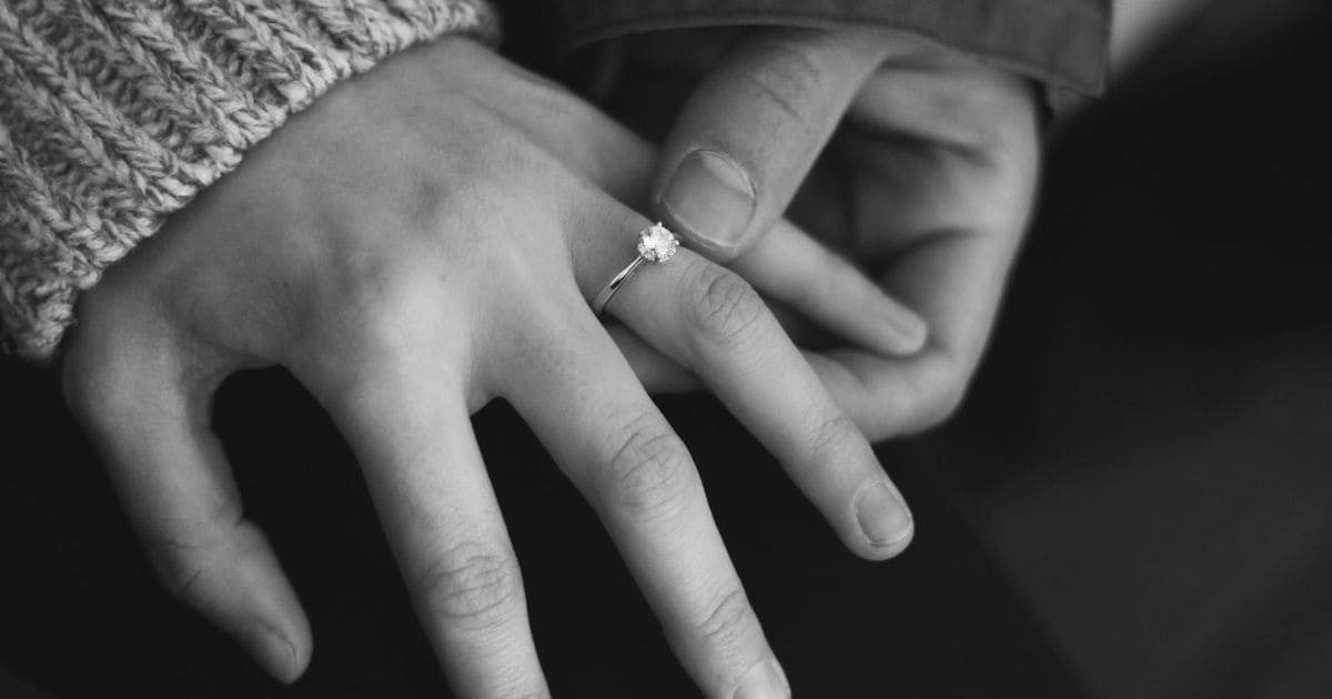 simple engagement rings