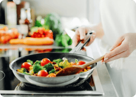 Sauteing Veggies