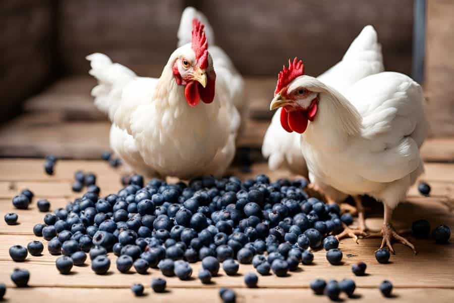 Can Chickens Eat Blueberries?