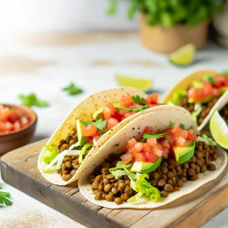 3. Vegan Lentil Tacos