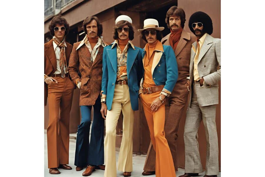 70s Men Outfits- The Era of Accessories and Hairstyles