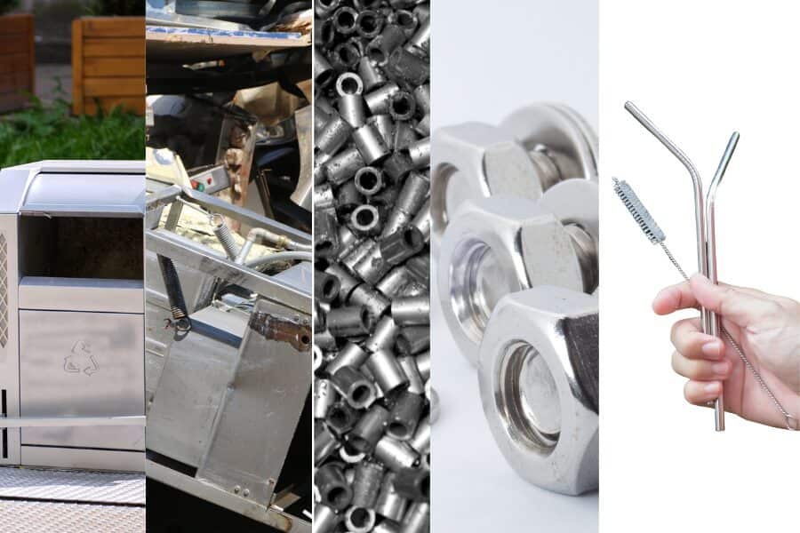 Commonly Recycled Stainless Steel Items