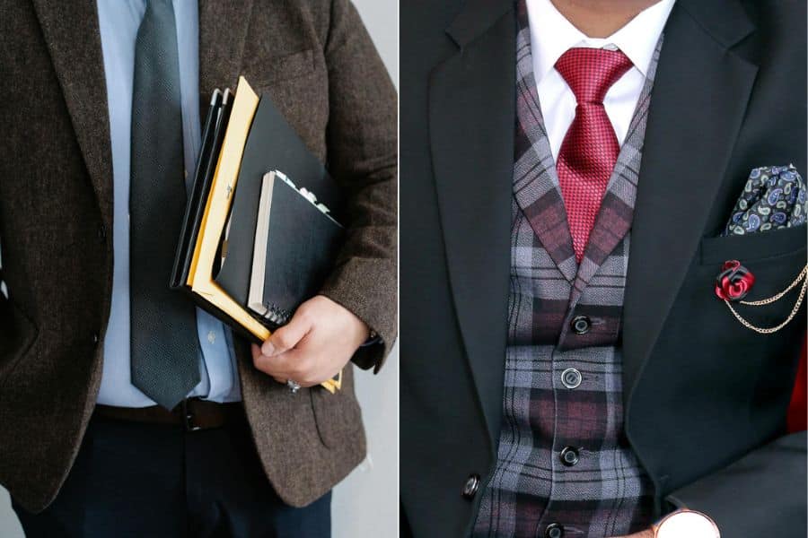 Formal attire for men