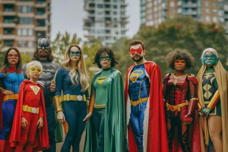 Superheroes- halloween costume ideas for men