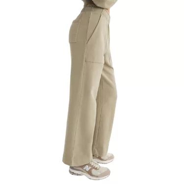 Organic Fleece Wide Leg Pant